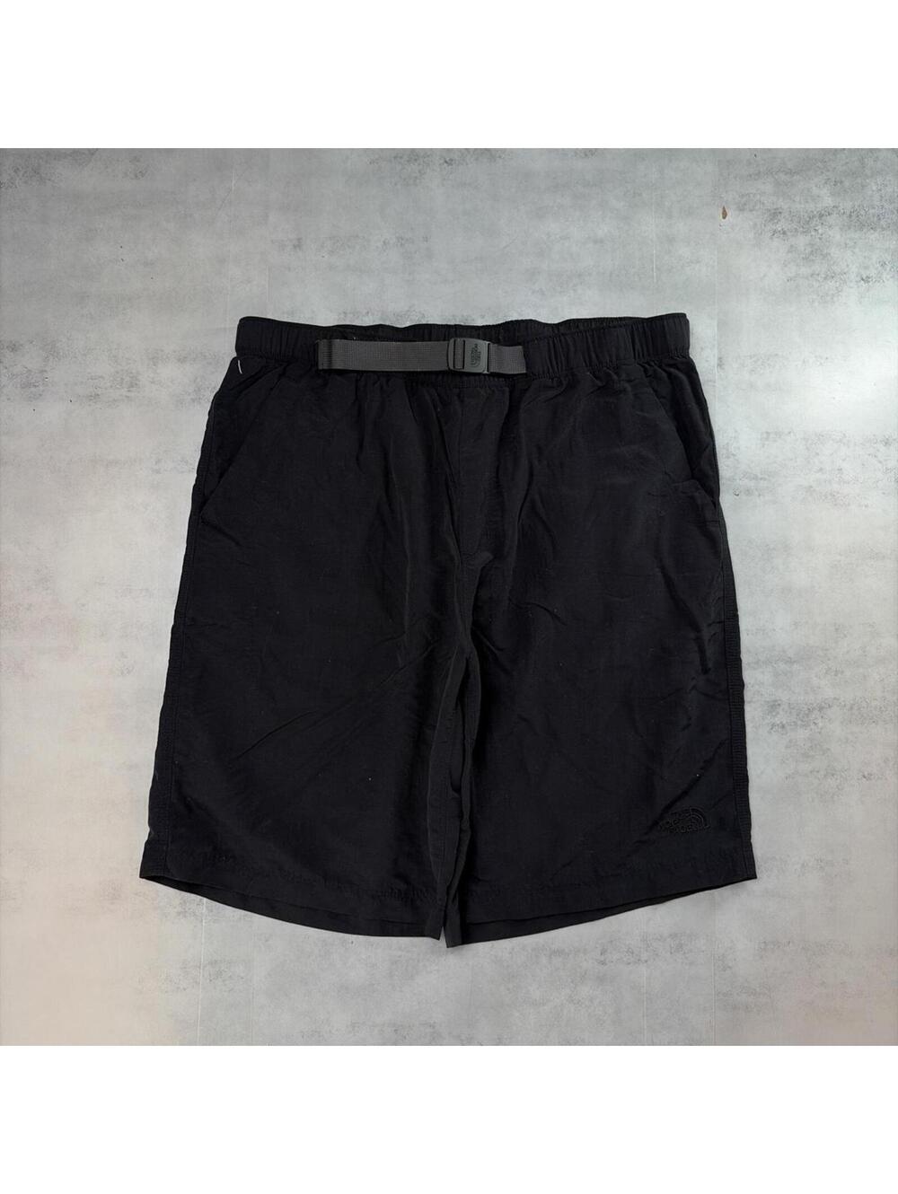 Y2K Black The North Face Baggy Surf Board Shorts